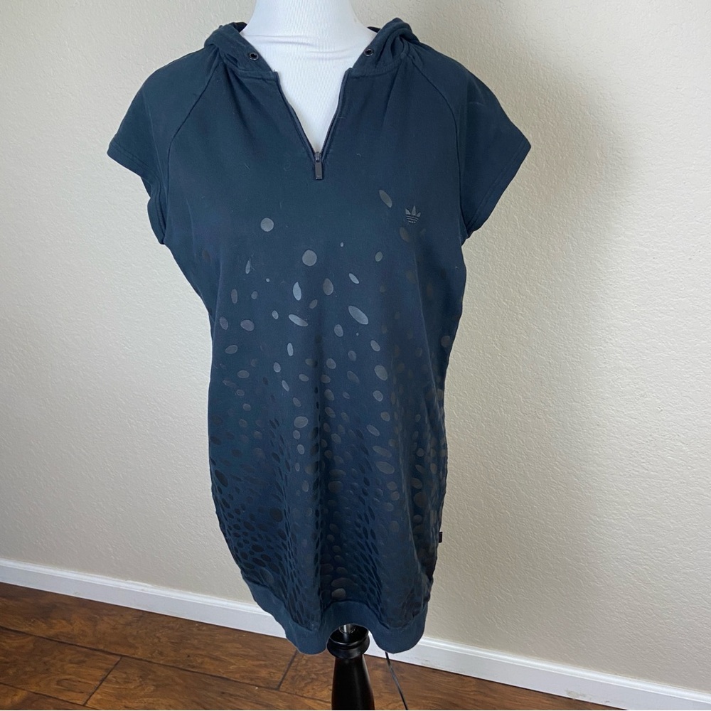 Adidas Navy Blue Hooded Dress